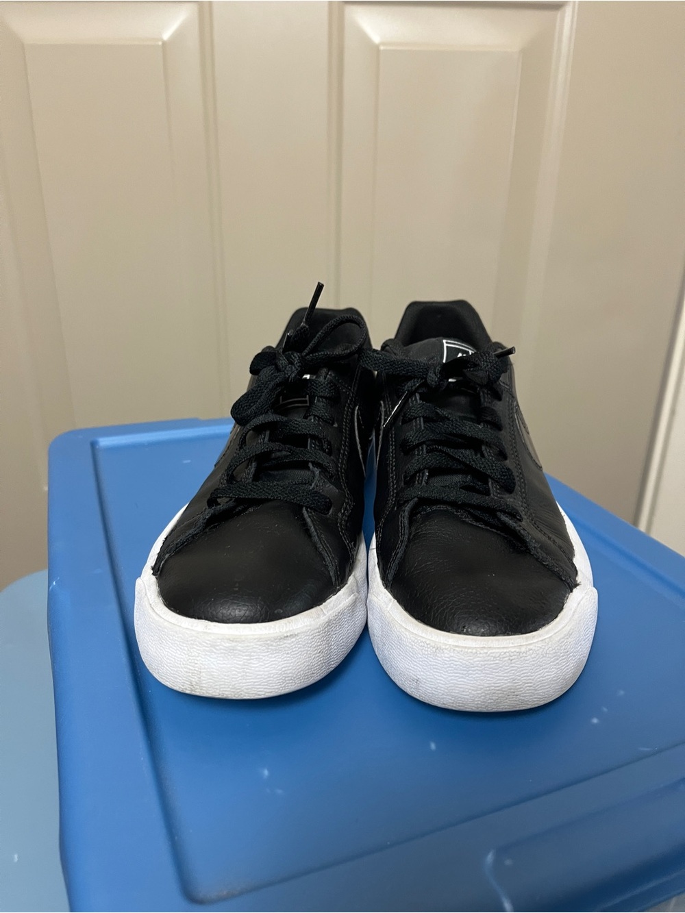 Women’s Nike Court Royale AC Black & White Shoes - Picture 3 of 8